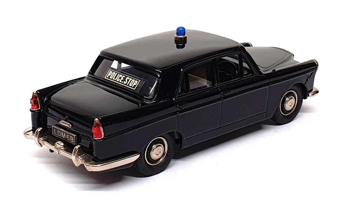 Lansdowne Models 1/43 Scale LDM6b - 1961 Wolseley 6-110 Police Car - Black