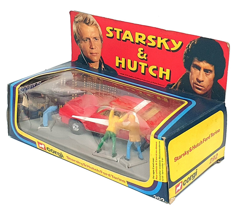 Corgi Appx 14cm Long Original Diecast 292 - Ford Torino Starsky & Hutch Ford