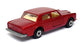 Matchbox 75 7.5cm Long Diecast No. 39 - Rolls Royce Silver Shadow II - Dk. Red