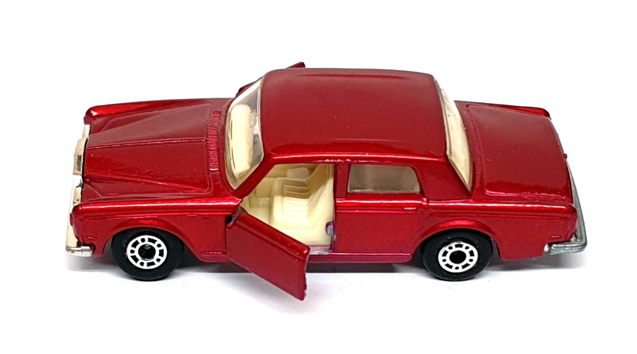 Matchbox 75 7.5cm Long Diecast No. 39 - Rolls Royce Silver Shadow II - Dk. Red