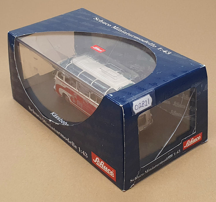 Schuco 1/43 Scale 02821 - Kassbohrer Setra S6 Bus - Cream/Red