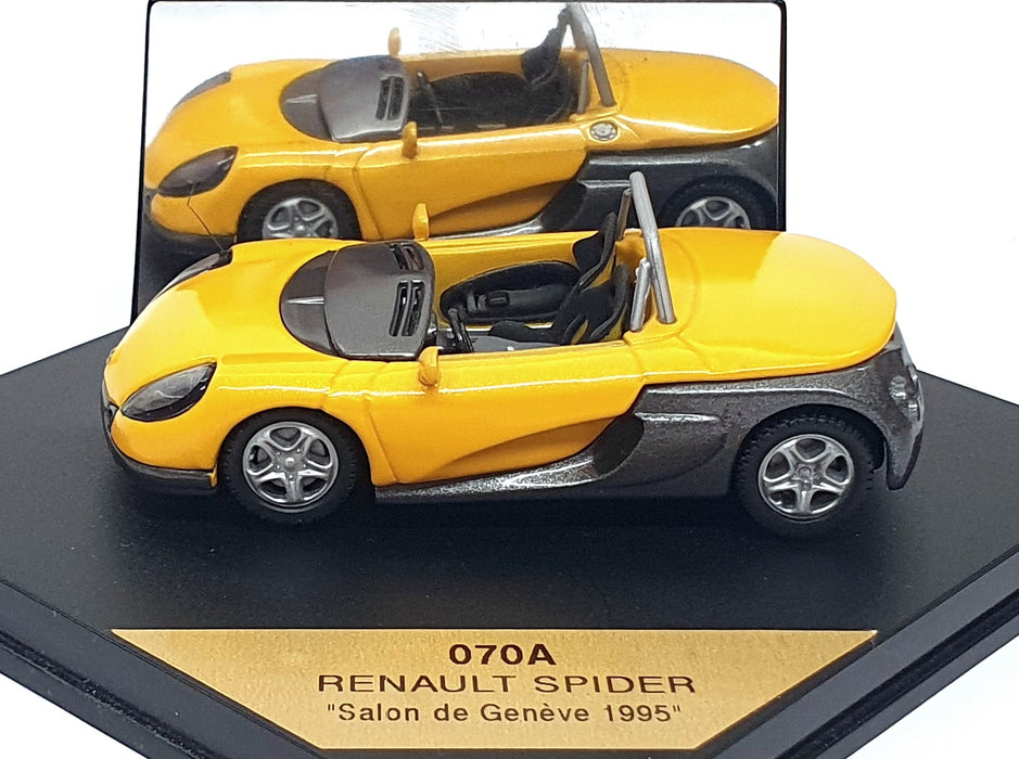 Vitesse 1/43 Scale Diecast 070A - 1995 Renault Sport Spider - Yellow
