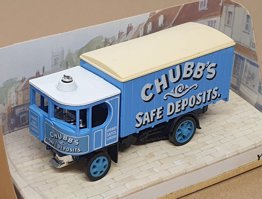 Matchbox Models Of Yesteryear Y-37 - 1929 Garrett Steam Wagon Chubb's Blue/White