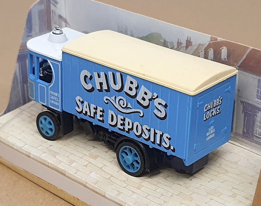 Matchbox Models Of Yesteryear Y-37 - 1929 Garrett Steam Wagon Chubb's Blue/White