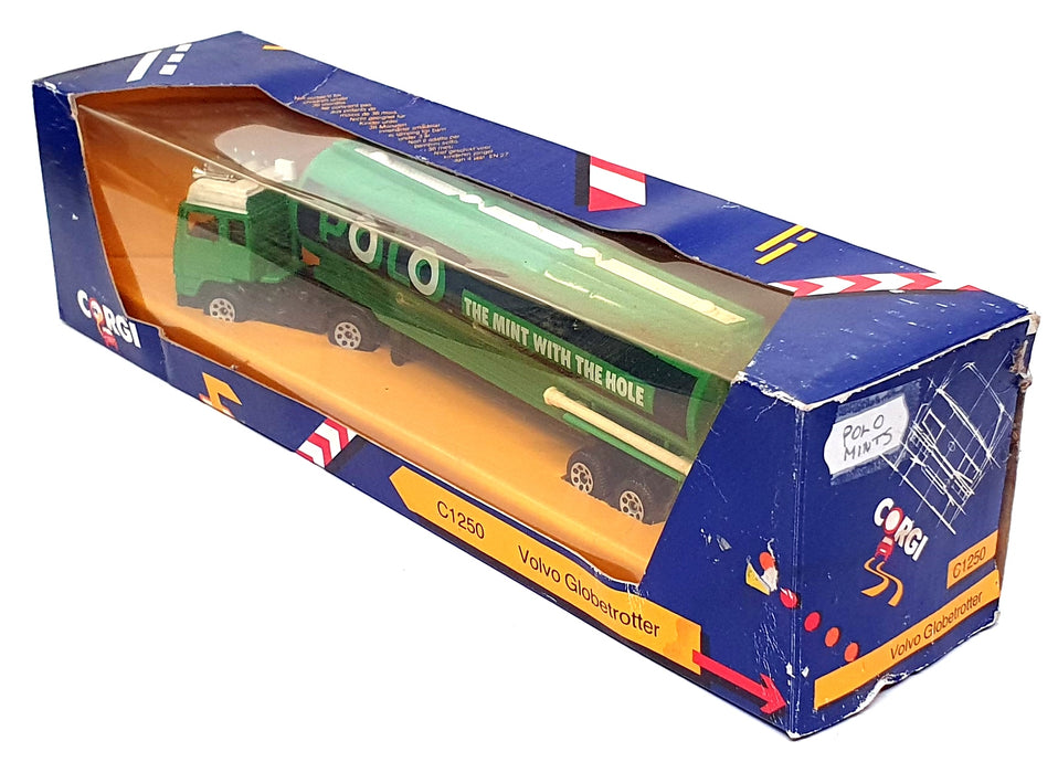 Corgi 1/64 Scale Diecast C1250 - Volvo Tanker Truck Polo Mints - Green