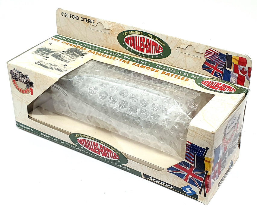 Solido 10.5cm Long 6120 - Ford Citerne Gazole Tanker Truck US Army - Green