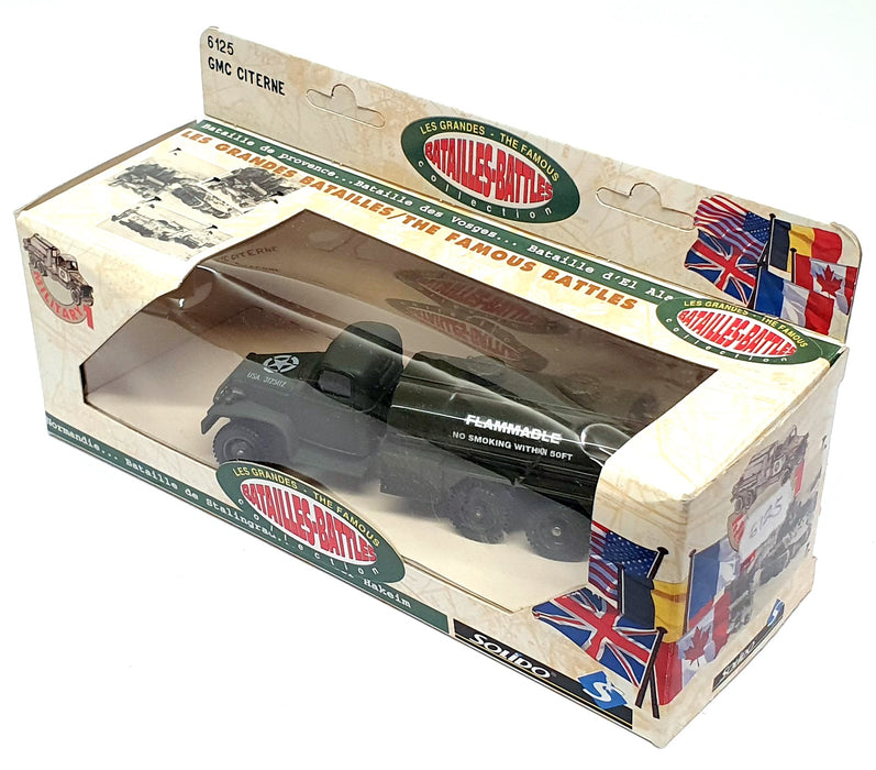 Solido 1/50 Scale 6125 - GMC Citerne Tanker Truck US Army - Green