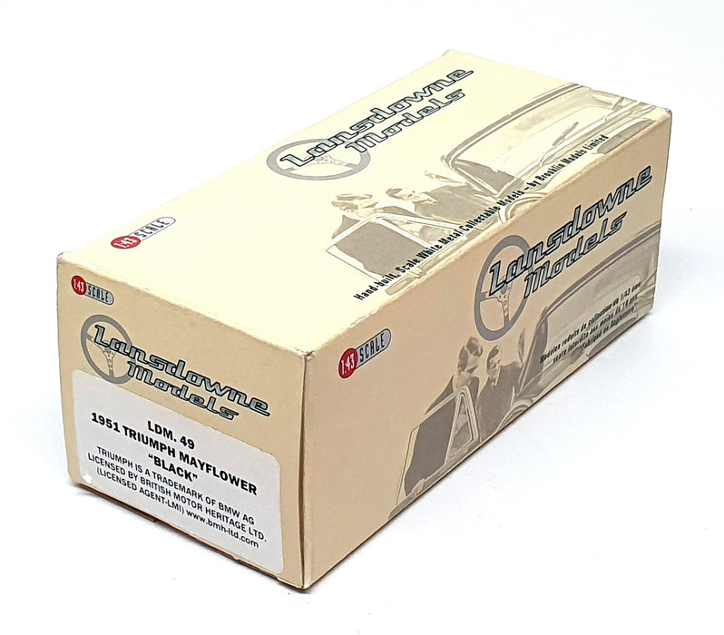 Lansdowne Models 1/43 Scale LDM49 - 1951 Triumph Mayflower - Black