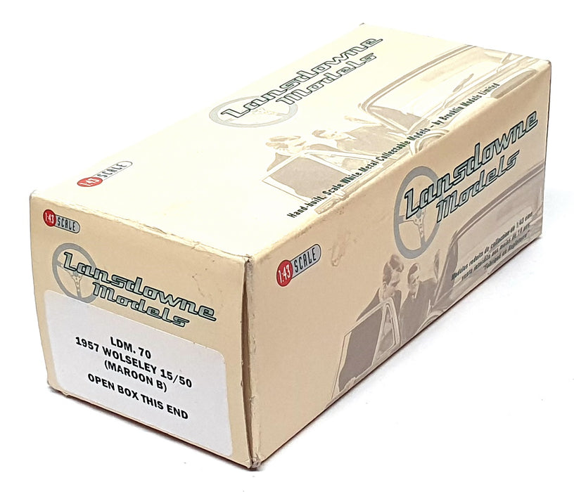 Lansdowne Models 1/43 Scale LDM70 - 1957 Wolseley 15/50 - Maroon B