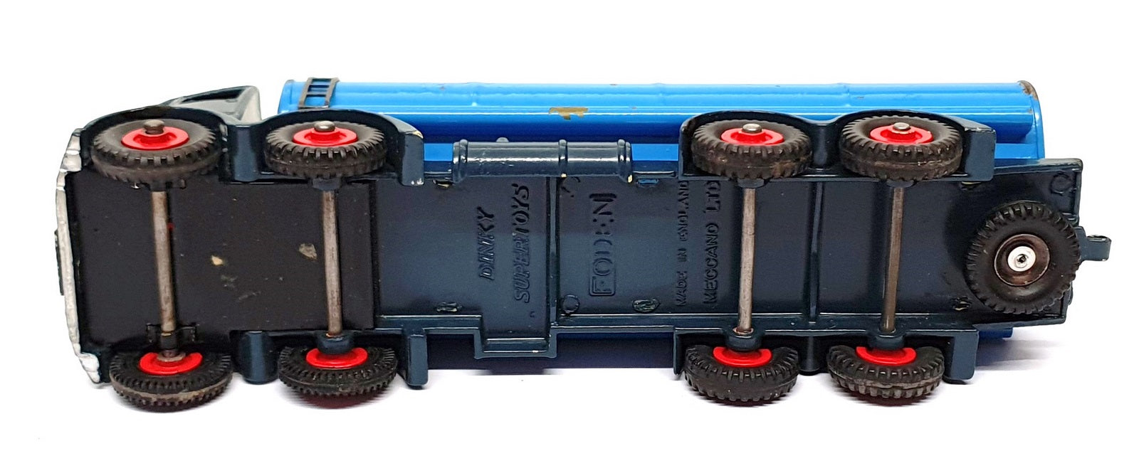Dinky Supertoys 504 - Foden 14-Ton Tanker - Dark Blue/Blue