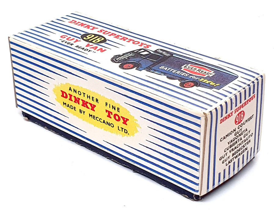 Dinky Supertoys 918 - Guy Van Ever Ready Batteries - Blue