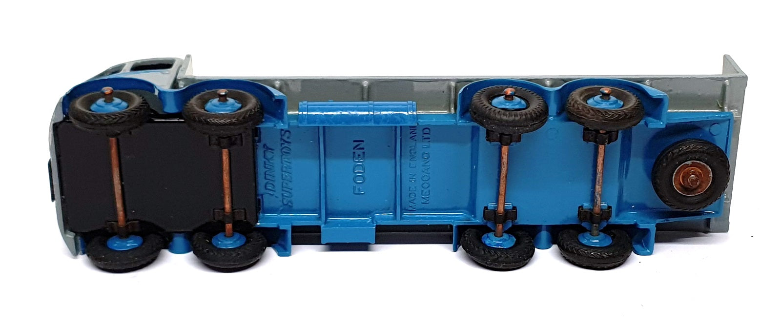 Dinky Supertoys 503 - Foden Flat Truck With Tailboard - Grey/Blue