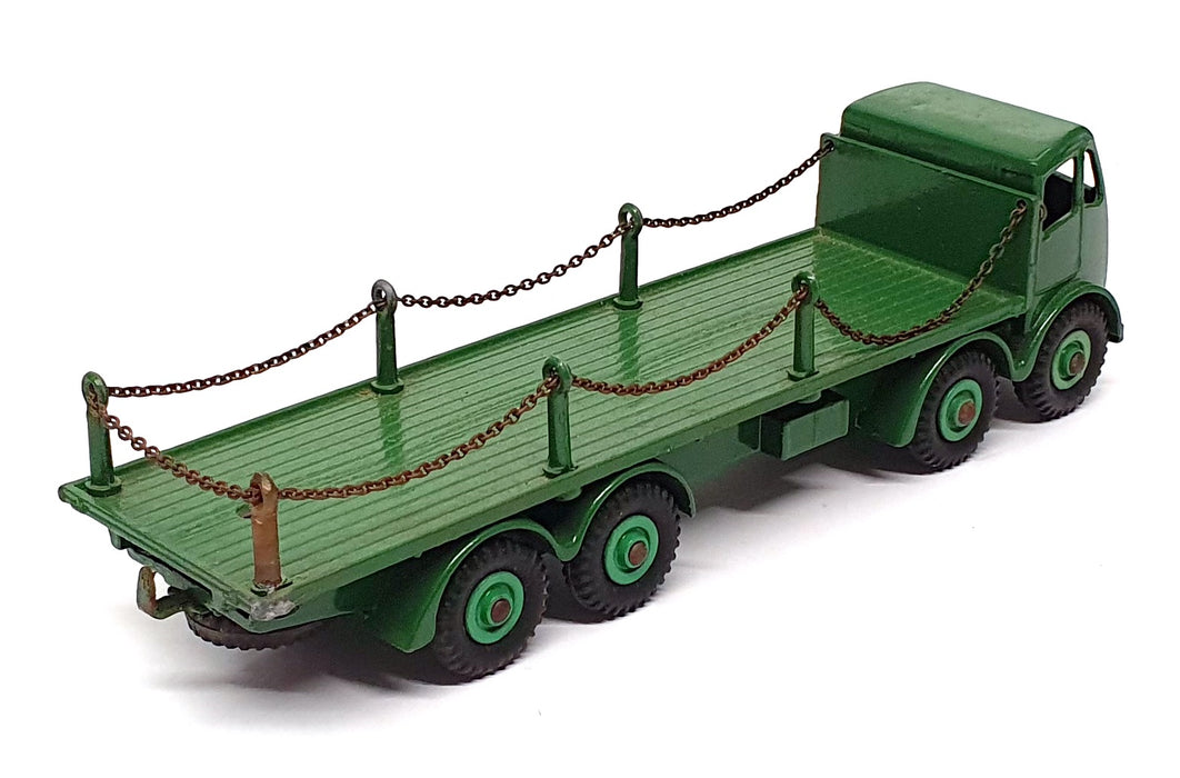 Dinky Toys 905 - Foden Flat Truck With Chains Model - Green
