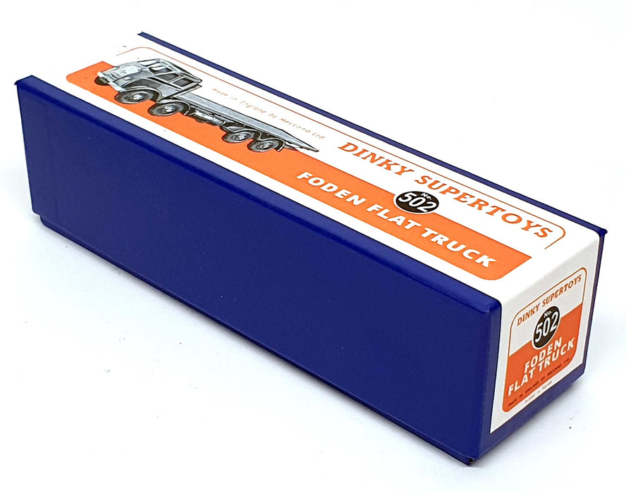 Dinky Supertoys 502 - Foden Flat Truck Model - Orange/Green
