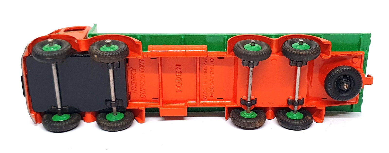 Dinky Supertoys 502 - Foden Flat Truck Model - Orange/Green