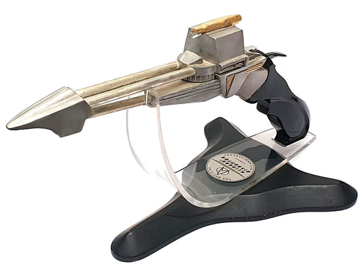 Franklin Mint STT01 Star Trek The Next Gen. Klingon Disruptor Pistol + Stand