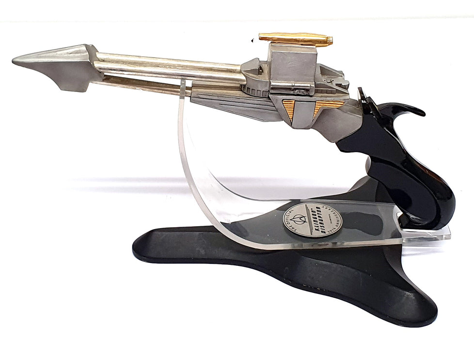 Franklin Mint STT01 Star Trek The Next Gen. Klingon Disruptor Pistol + Stand