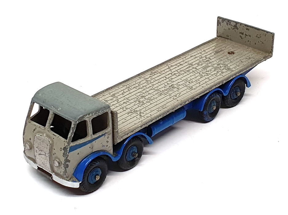 Dinky Supertoys DST09 - Foden Flat Truck With Tailboard - Grey/Blue