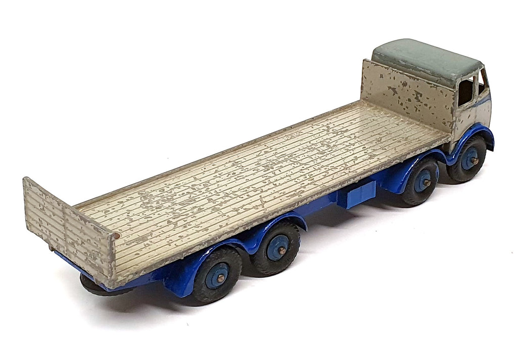 Dinky Supertoys DST09 - Foden Flat Truck With Tailboard - Grey/Blue