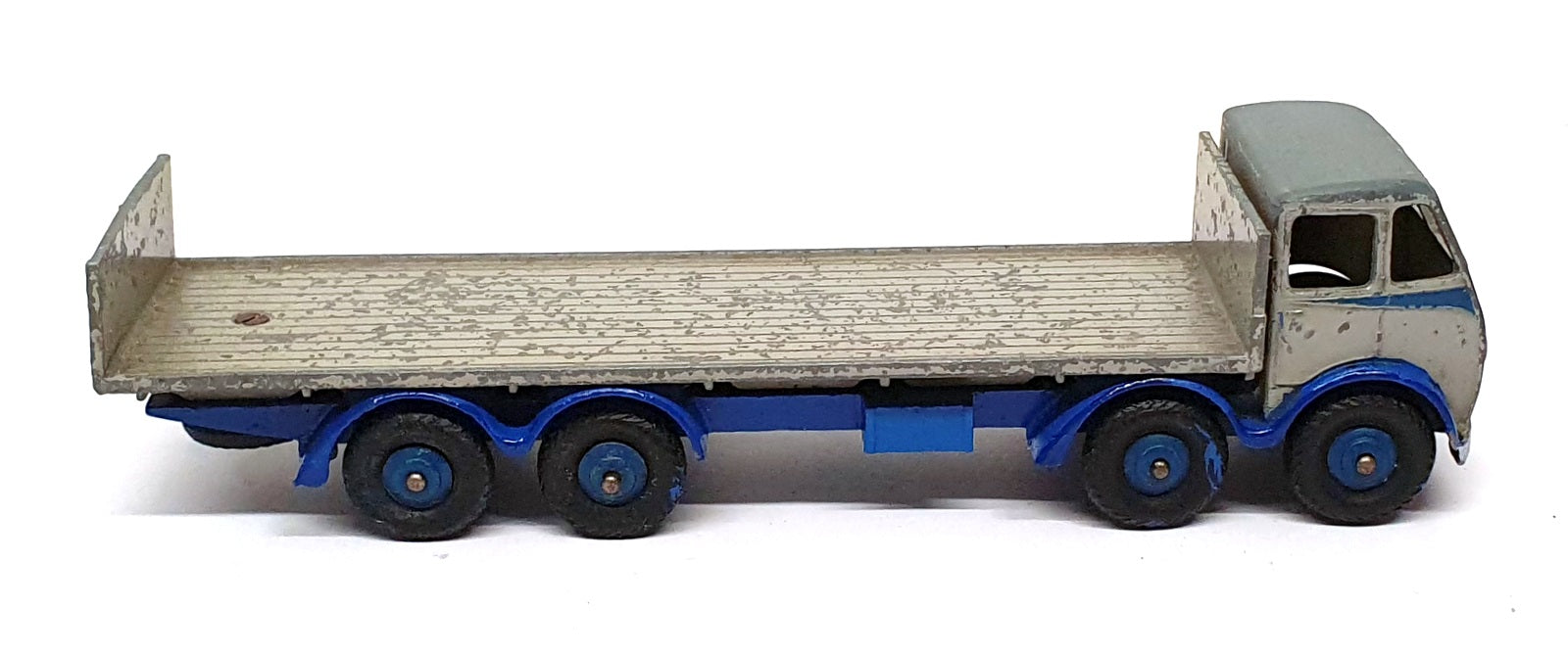 Dinky Supertoys DST09 - Foden Flat Truck With Tailboard - Grey/Blue