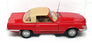 Polistil 1/30 Scale Diecast S686 - Mercedes Benz 450SL Soft Top - Red