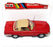 Polistil 1/30 Scale Diecast S686 - Mercedes Benz 450SL Soft Top - Red