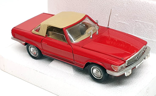 Polistil 1/30 Scale Diecast S686 - Mercedes Benz 450SL Soft Top - Red