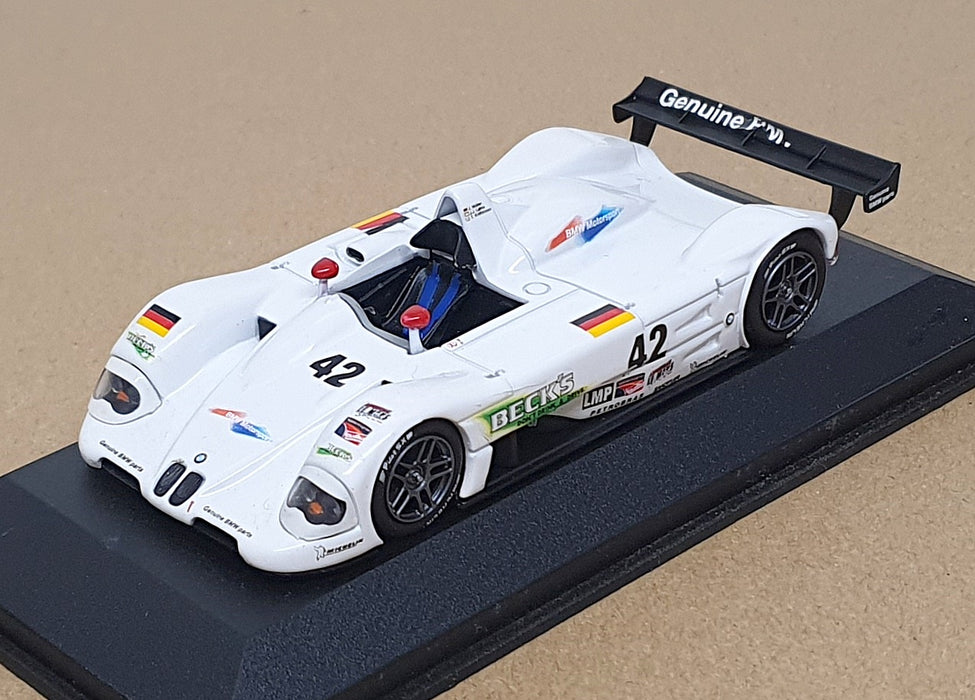 Minichamps 1/43 Scale 430 992942 - BMW V12 LMR #42 Sebring 1999 - White