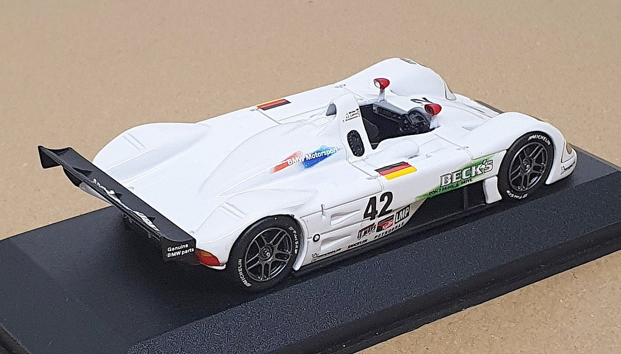 Minichamps 1/43 Scale 430 992942 - BMW V12 LMR #42 Sebring 1999 - White