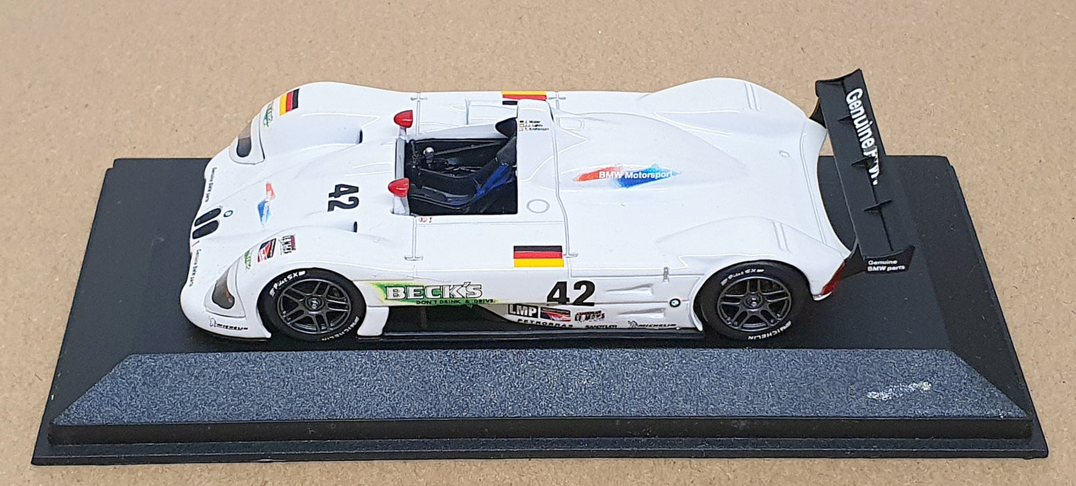 Minichamps 1/43 Scale 430 992942 - BMW V12 LMR #42 Sebring 1999 - White