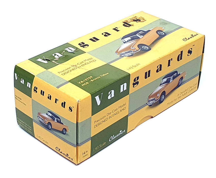 Vanguards 1/43 Scale Diecast VA10709 - MG MGB - Bronze Yellow