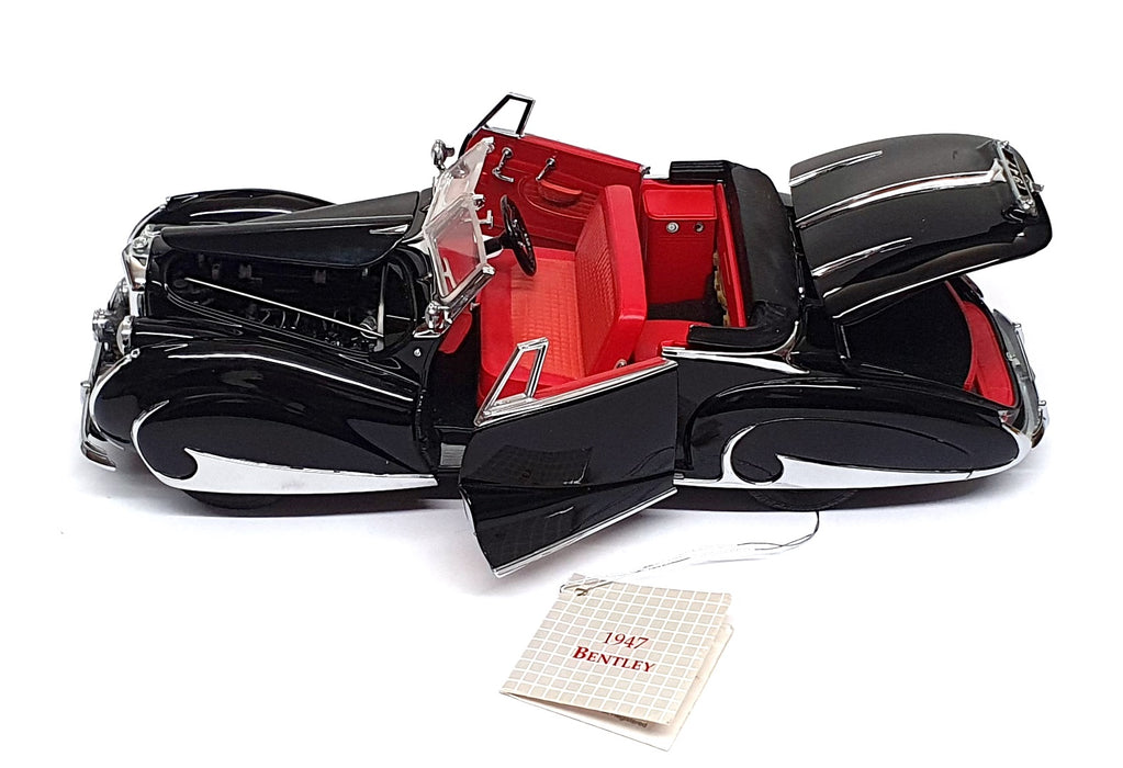 Franklin Mint 1/24 Scale B11WW92 - 1947 Bentley MkVI Convertible - Black
