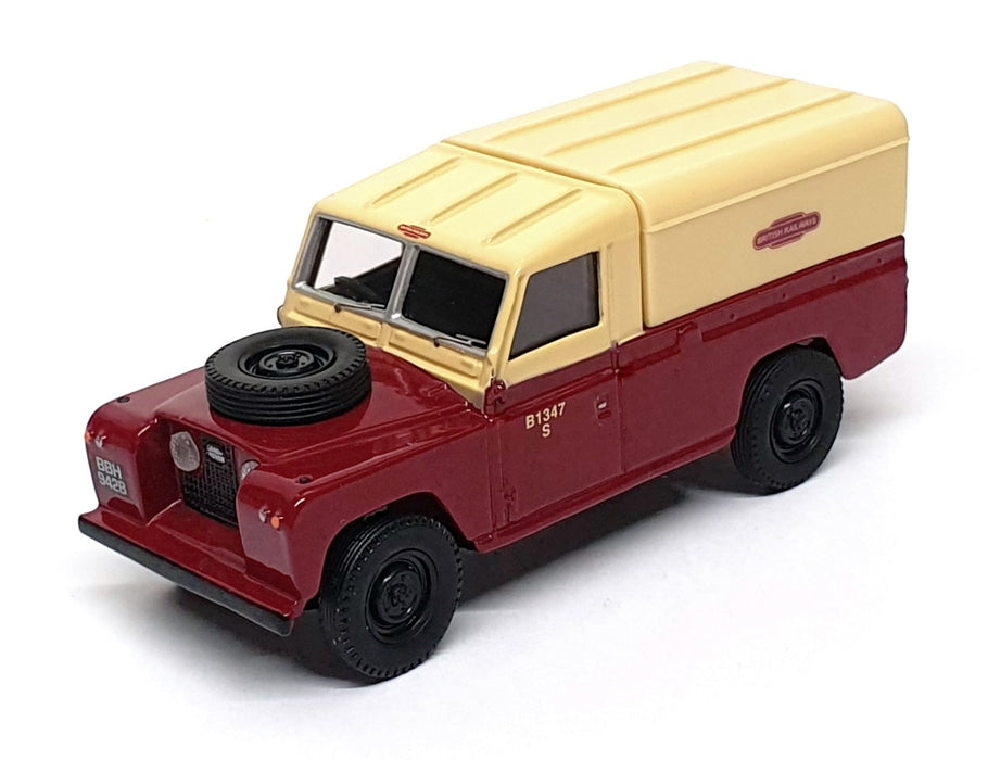 Vanguards 1/43 Scale VA07602 - 1964 Land Rover British Rail - Maroon/Cream 