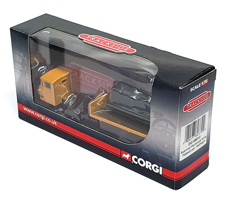 Corgi 1/76 Scale DG199012 - Scammell Mechanical Horse Flatbed/Load - Railfreight