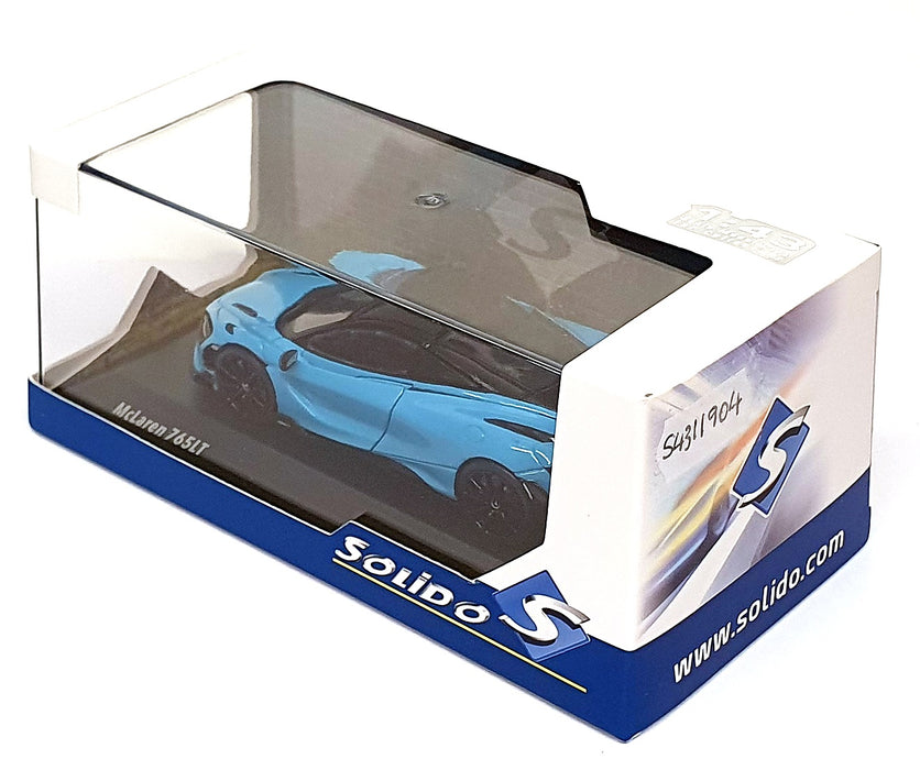 Solido 1/43 Scale Diecast S4311904 - McLaren 765LT - Curacao Blue