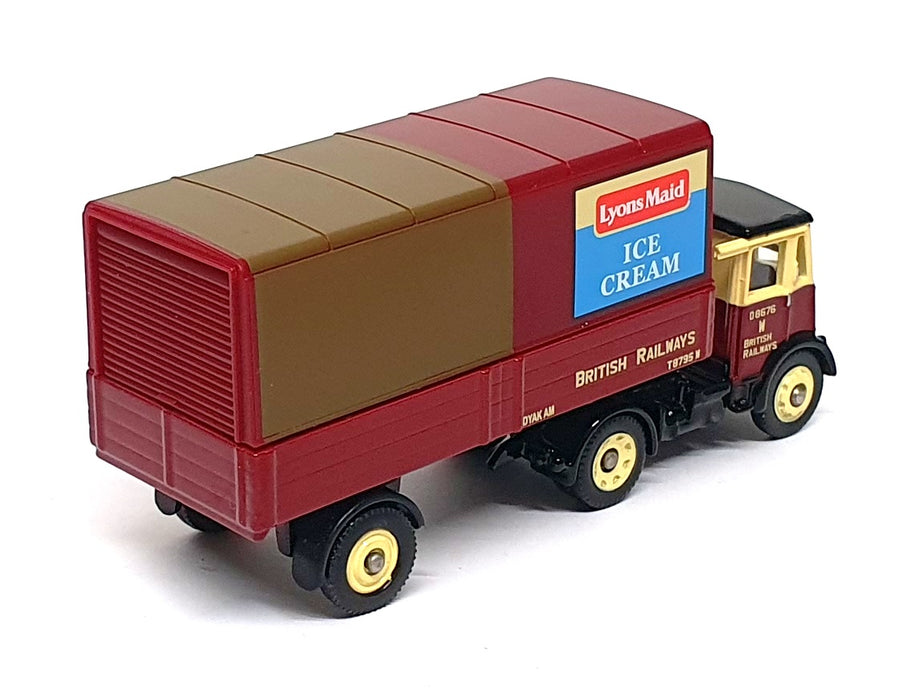 Corgi 1/76 Scale DG214002 - Thornycroft Nippy BR Dropside Lyons Maid - Maroon