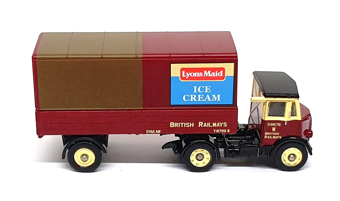 Corgi 1/76 Scale DG214002 - Thornycroft Nippy BR Dropside Lyons Maid - Maroon