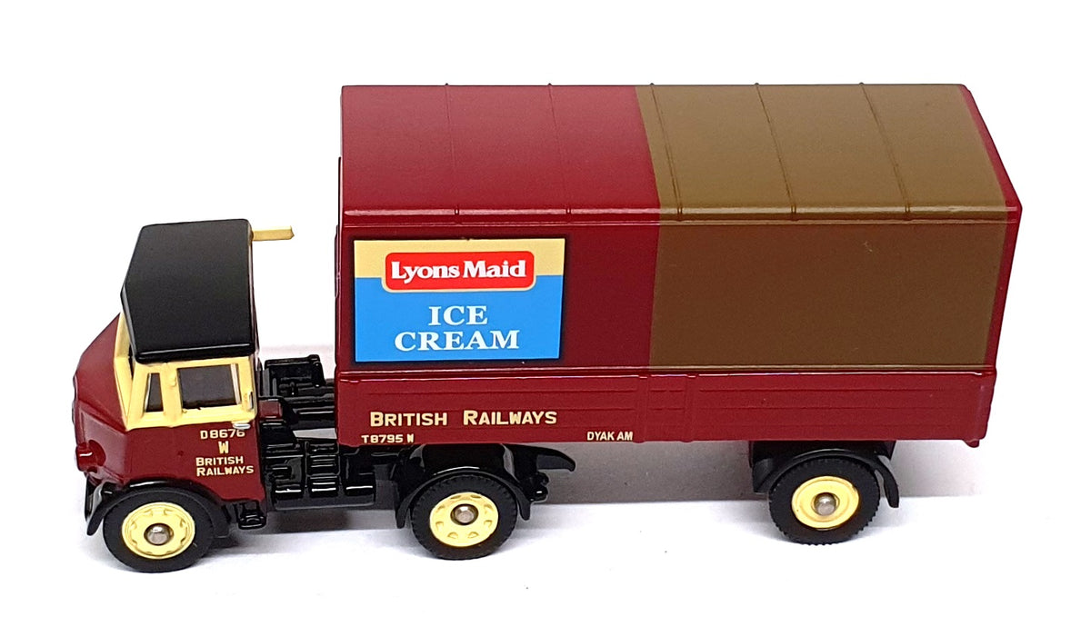 Corgi 1/76 Scale DG214002 - Thornycroft Nippy BR Dropside Lyons Maid - Maroon