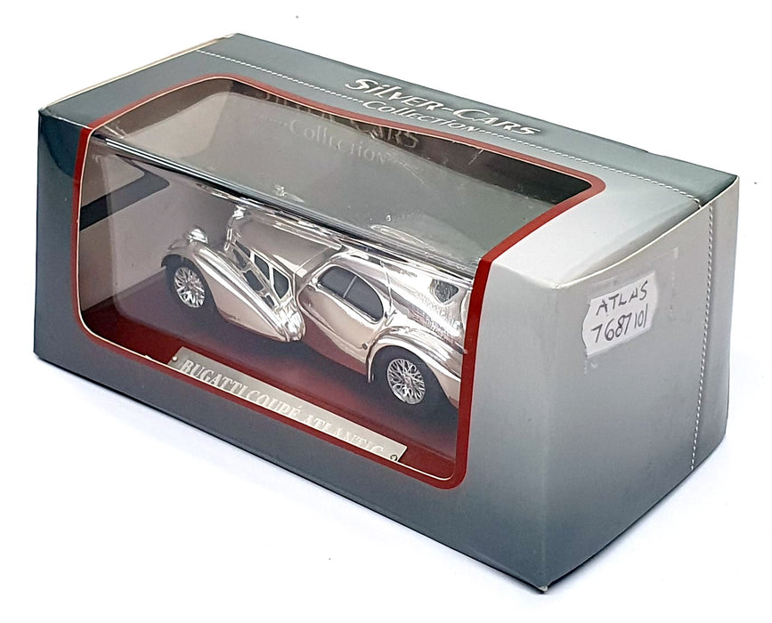 Atlas Editions Silver Cars 1/43 Scale 7 687 101 - Bugatti Coupe Atlantic