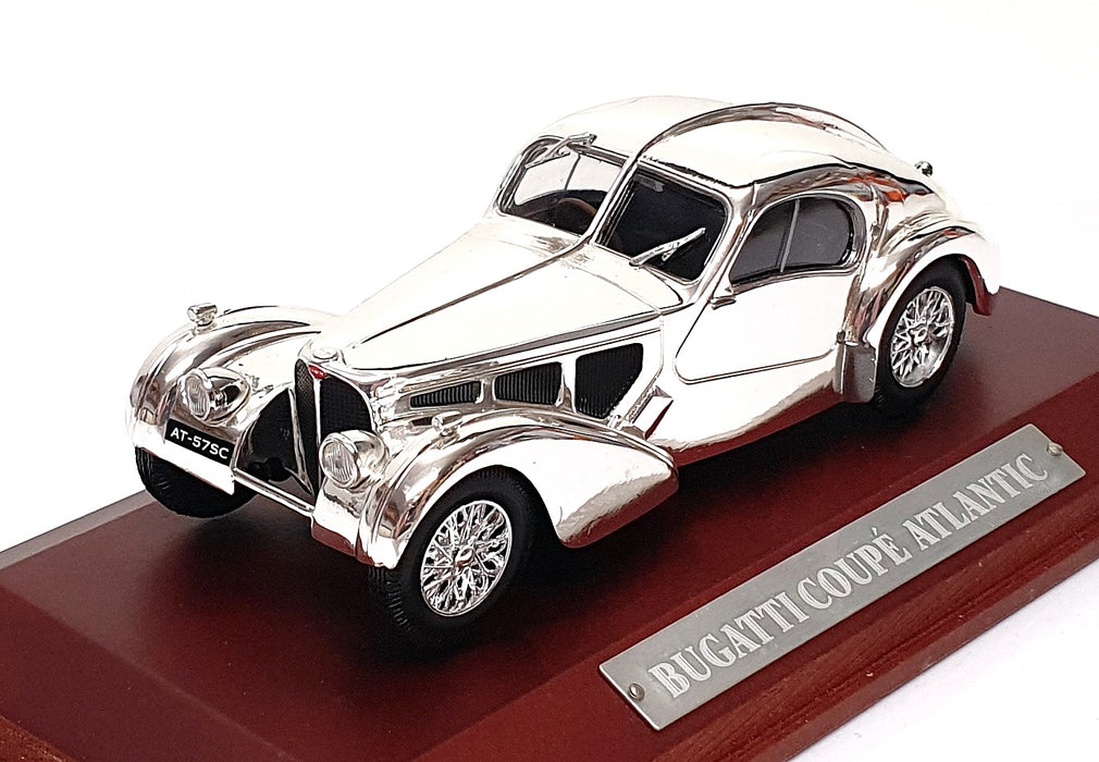 Atlas Editions Silver Cars 1/43 Scale 7 687 101 - Bugatti Coupe Atlantic