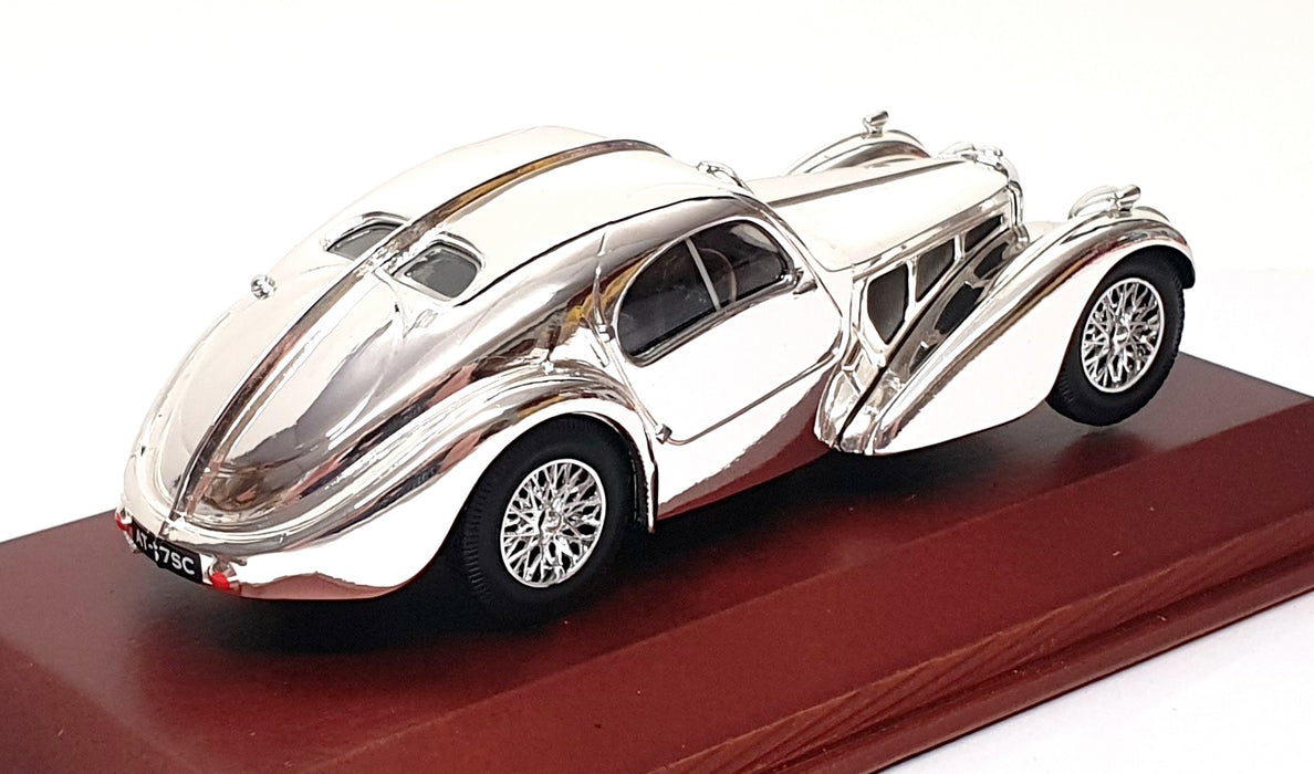 Atlas Editions Silver Cars 1/43 Scale 7 687 101 - Bugatti Coupe Atlantic