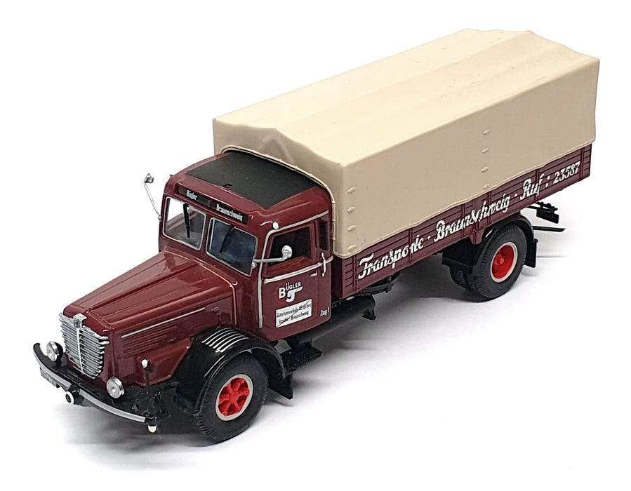 Minichamps 1/43 Scale 439 079025 - Bussing 8000 S13 Bugler Braunschweig - Brown