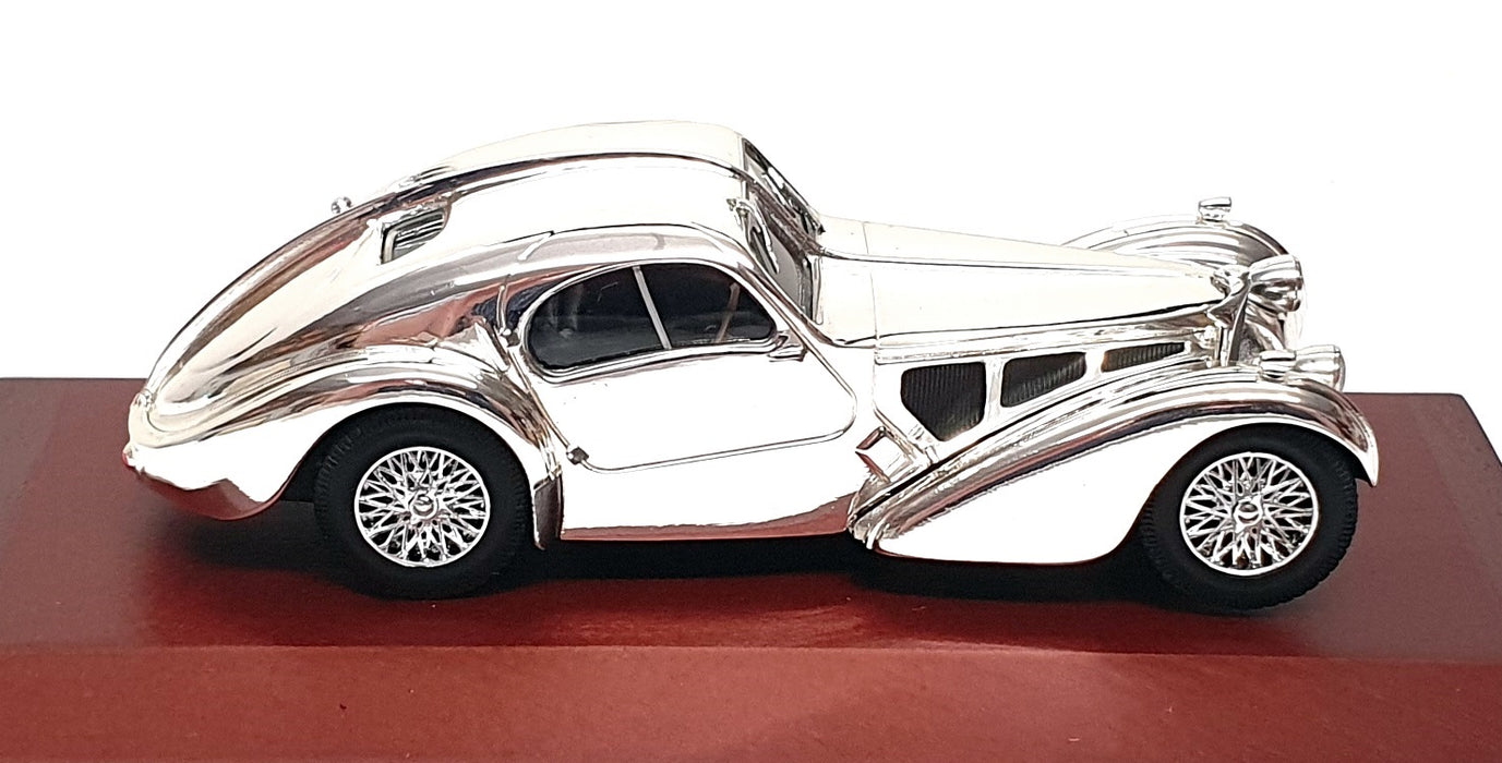 Atlas Editions Silver Cars 1/43 Scale 7 687 101 - Bugatti Coupe Atlantic