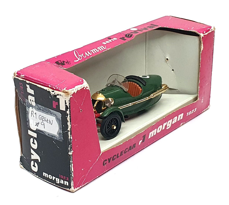 Brumm 1/43 Scale Diecast R1 - 1923 Morgan Cyclecar #9 - Green