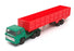 Majorette 1/100 Scale MJ940 - Bernard Truck & Trailer - Green/Red