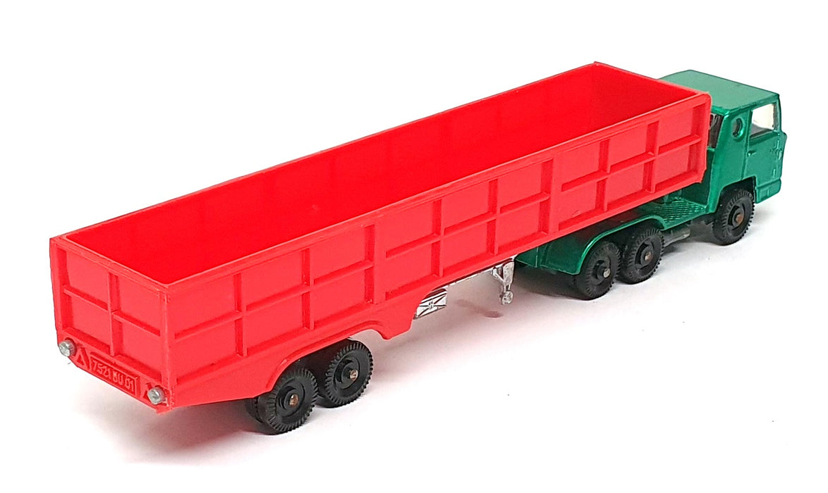 Majorette 1/100 Scale MJ940 - Bernard Truck & Trailer - Green/Red