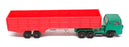 Majorette 1/100 Scale MJ940 - Bernard Truck & Trailer - Green/Red