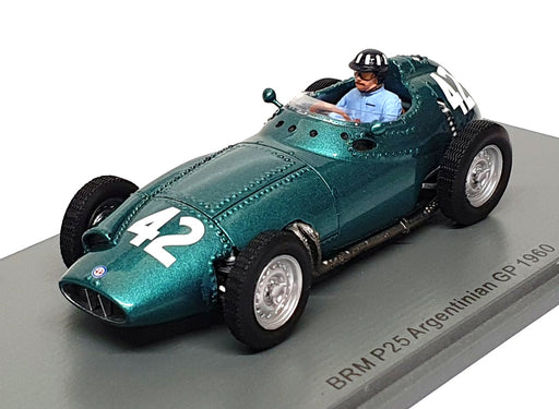 Spark 1/43 Scale S5127 - F1 BRM P25 #42 Argentina GP 1960 Graham Hill