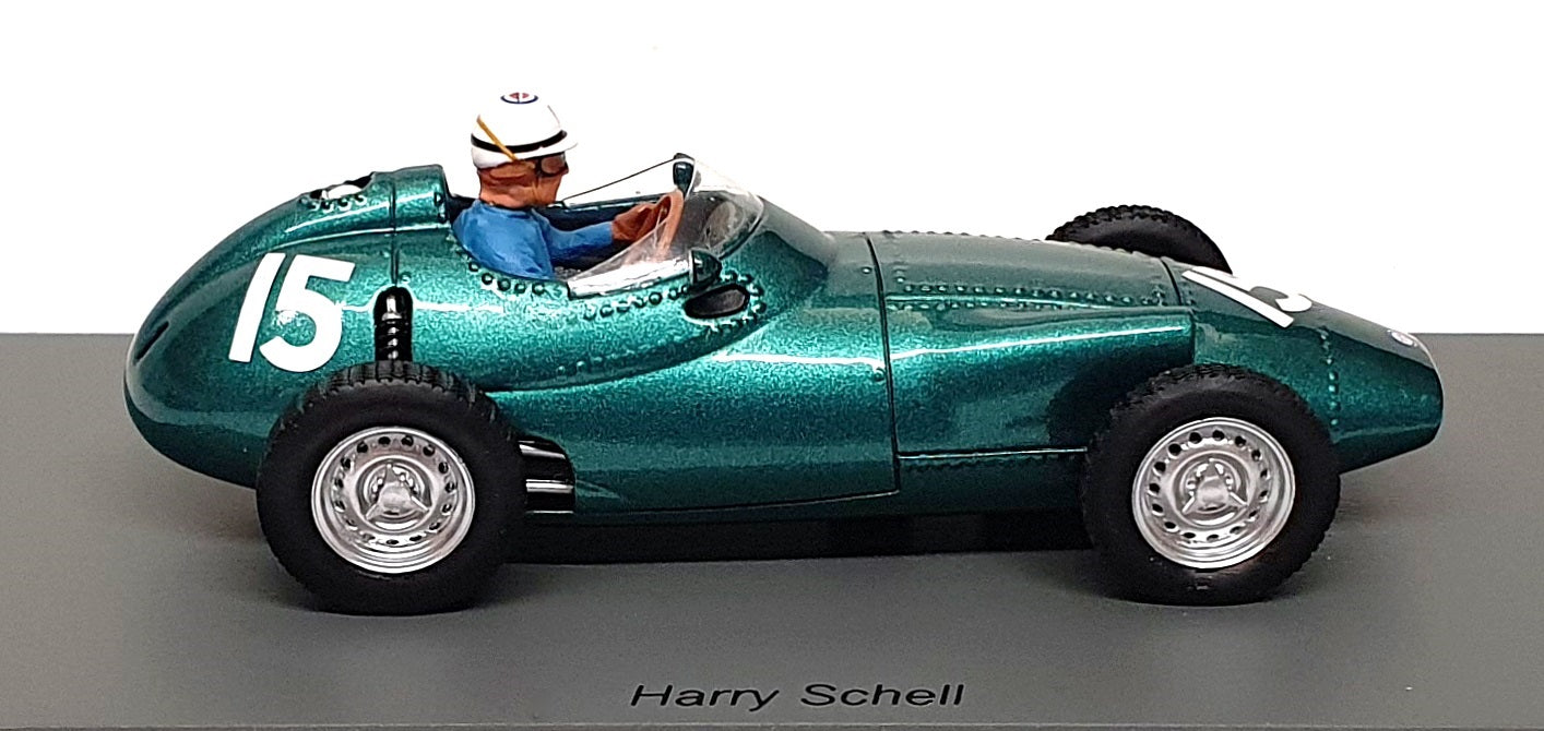 Spark 1/43 Scale S5731 - F1 BRM P25 #15 2nd Dutch GP 1958 Harry Schell