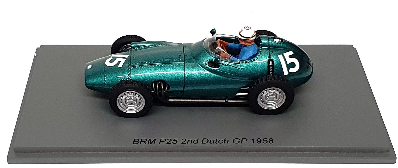 Spark 1/43 Scale S5731 - F1 BRM P25 #15 2nd Dutch GP 1958 Harry Schell